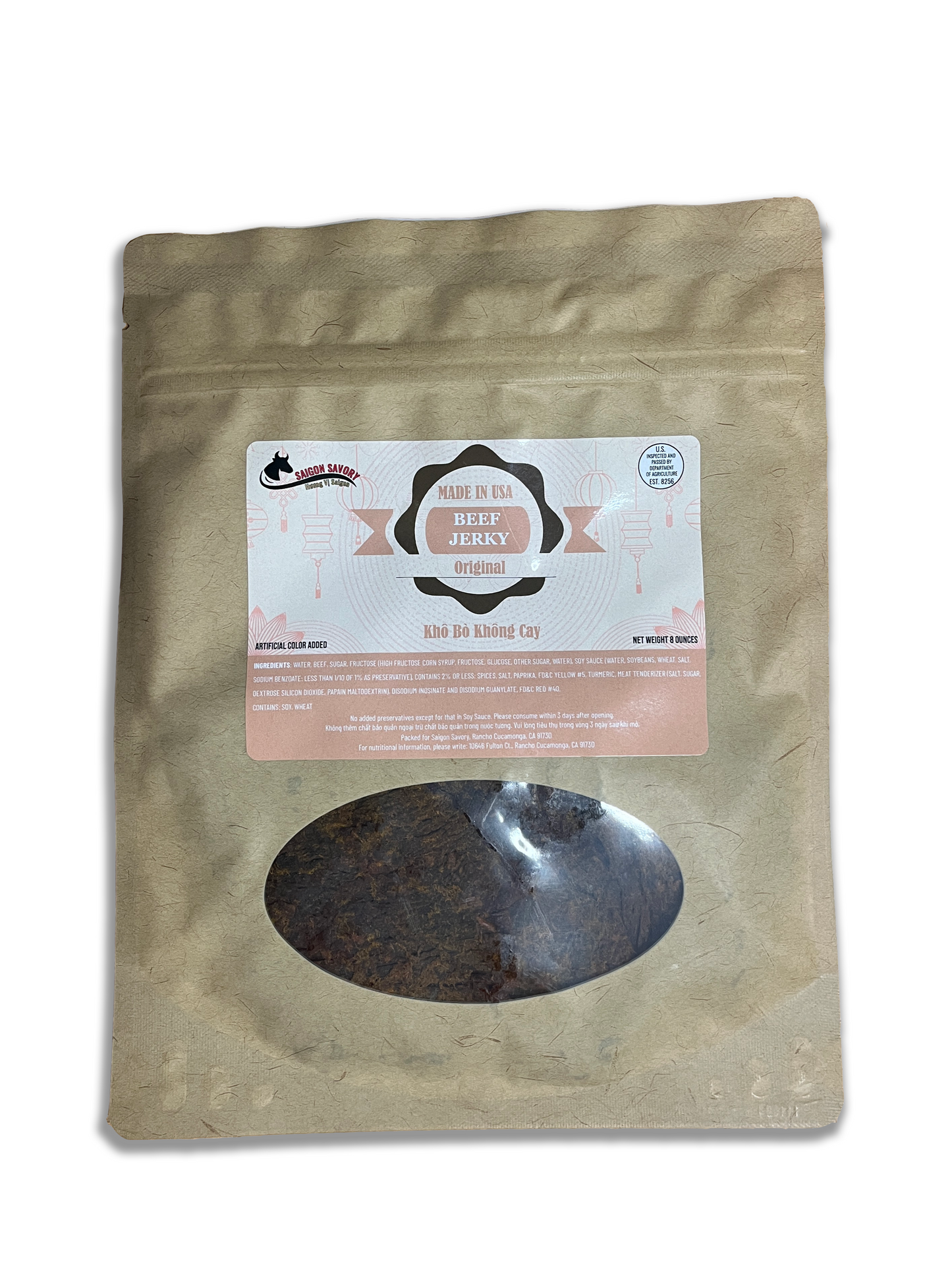 Original Beef Jerky (Khô Bò Không Cay)